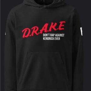 RARE Black DRAKE a minor adidas Hoodie